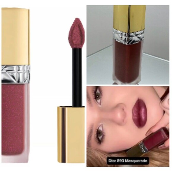 Rouge Dior Forever Liquid Sequin Glittery LTD Edition Lipstick 893 Masquerade - Picture 3 of 6